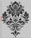 CrafTreat Large Damask Stencil for Walls Background Pattern Wall Stencils CTWS039