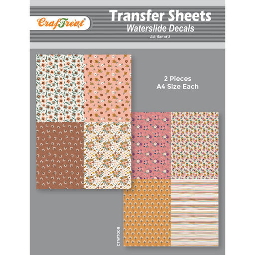 CrafTreat Sand and the Sea Water Transfer Sheet Water Slide Decal