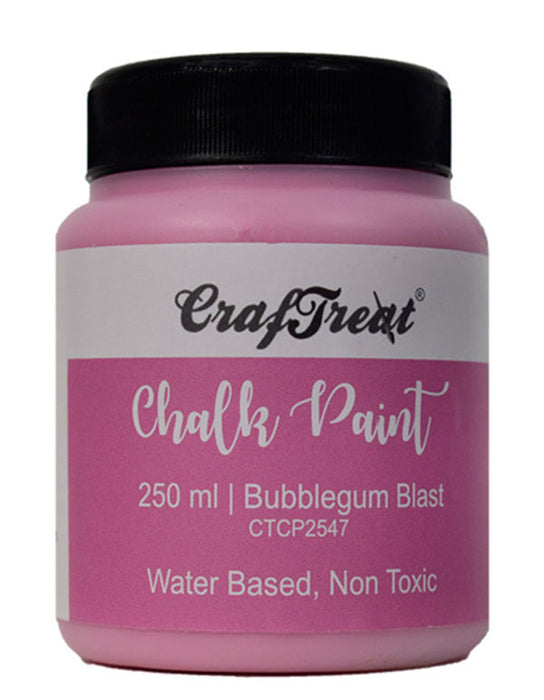 CrafTreat Chalk Paint Bubblegum Blast 250ml