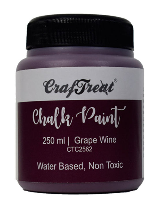 CrafTreat Chalk Paint Grape Wine 250ml