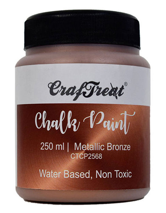 CrafTreat Mixed media Bronze chalk Paints Multi surface paints online