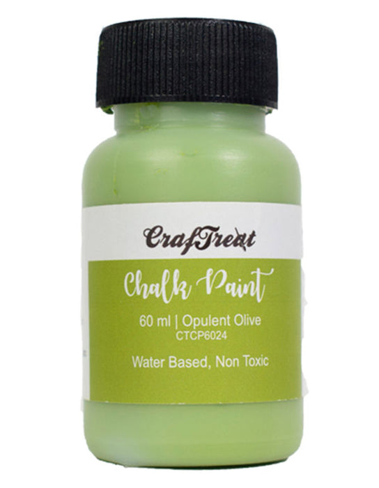 CrafTreat Chalk Paint Opulent Olive 60ml