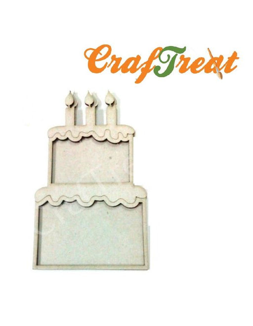 CrafTreat 3D Shaker Chipboards Cake CSC001 3D Decoupage Art Ideas