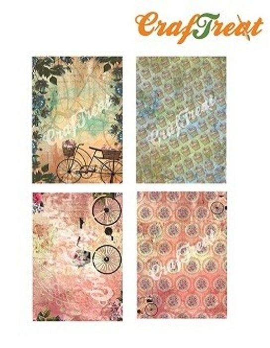 Craftreat Cycle - Decoupage Paper - A4CTDP31