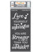 CrafTreat Love yourself first StencilCTS702