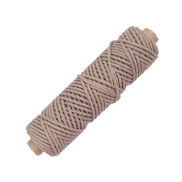 CrafTreat steal grey macrame cotton cord 3mm Thread for jewellery 