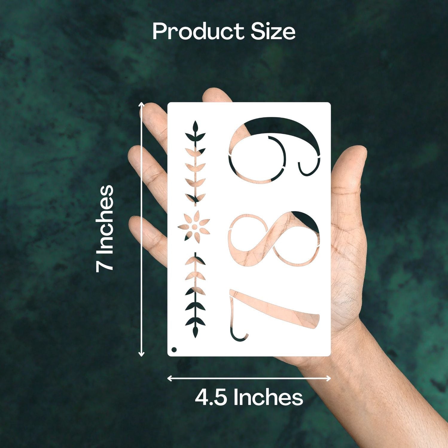 CrafTreat 24Pcs of Calligraphy Alphabet and Number Stencil for Kids ...