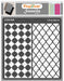 CrafTreat Moroccan Trellis Stencil for Background 6x6 Inches CTS768
