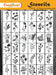 CrafTreat Stencil - Wildflowers Set 36 pcs 3x4 cts751