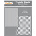 Craftreat Water Transfer Sheet Stripes and Checks A4