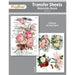 CrafTreat Water Transfer Sheet Vintage Flowers 1 A4Water Slide Decal
