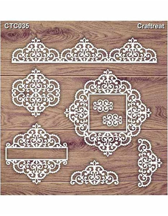 decorative motifs Laser Cut Chipboard CTC035 Chiplets for Scrapbooking Crafts