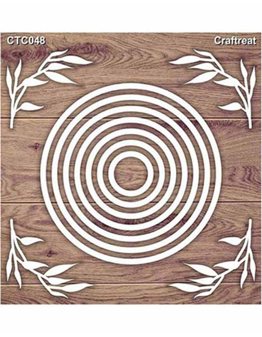 Nested Circle Laser Cut Chipboard CTC048