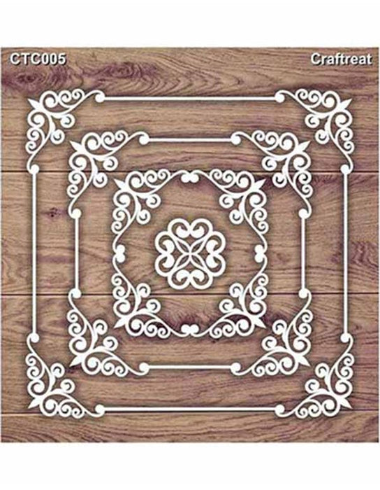 Square Frames Laser Cut Chipboard CTC005 Chiplets for Scrapbooking Crafts