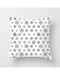 snowflakes Stencilling on pillow cover