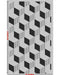 CrafTreat 3d cubes pattern stencil large decorative square stencils