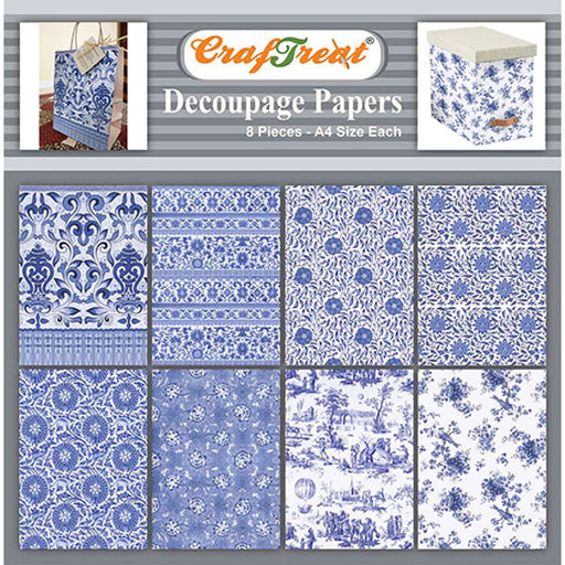 CrafTreat Decoupage Paper Chinoiserie CTDP106