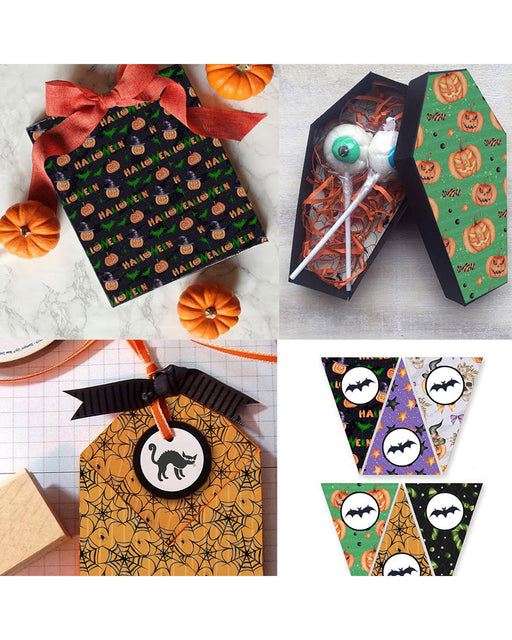 CrafTreat Halloween decoration decoupage papers A4 for home decor 
