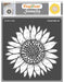 CrafTreat sunflower stencil Floral Stencil 