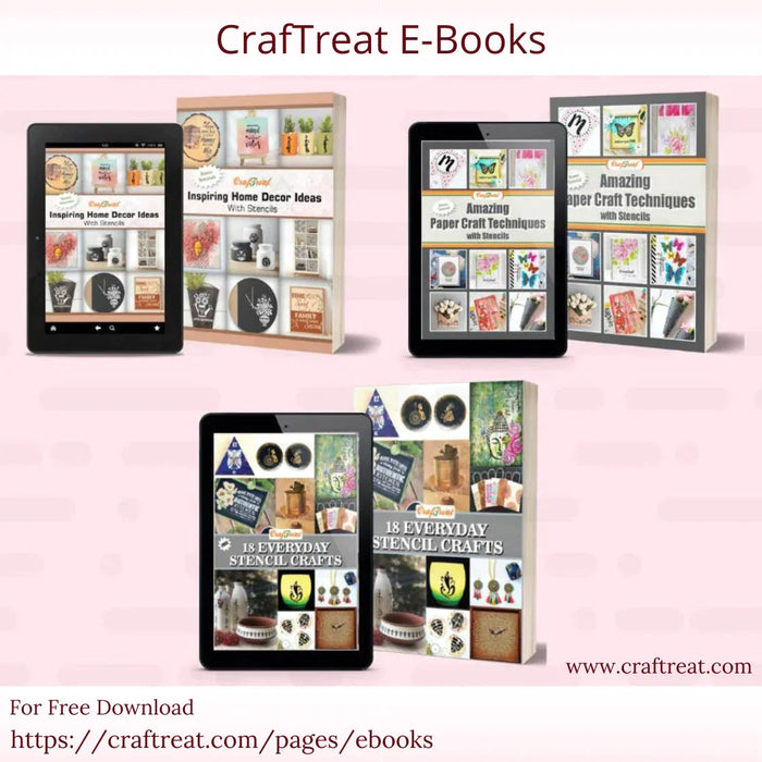 Rose Flower Stencils for Craft CrafTreat Stencil Free Ebook Download