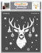 CrafTreat Reindeer Stencil for Paintings christmas stencil 