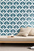 CrafTreat Large Sea Shell Pattern Wall Stencil For Wall Paintings 