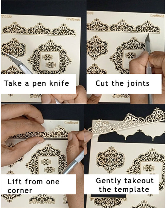 How to use CrafTreat Chiplets Laser cut chipboard for Mixed media 