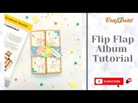 Buy Gatefold Folio Scrapbook Album CrafTreat DIY Scrapbook Ideas —  Craftreat